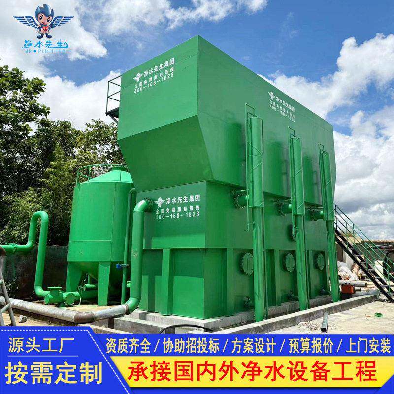 全自动水处理设备黄泥水河水山泉无阀过滤器一体化净水器生产厂家