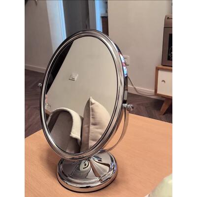 柜台特种镜子珠宝桌面双面镜子眼镜销售观景镜梳妆台全金属镜子