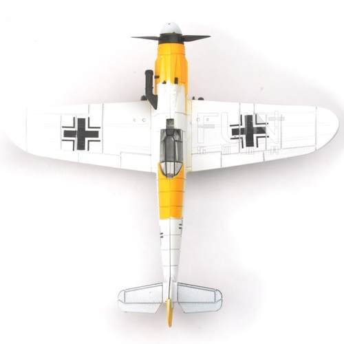 二战Bf109战斗机4D拼装1:48飞机模型儿童军事科教培训玩具乐加白