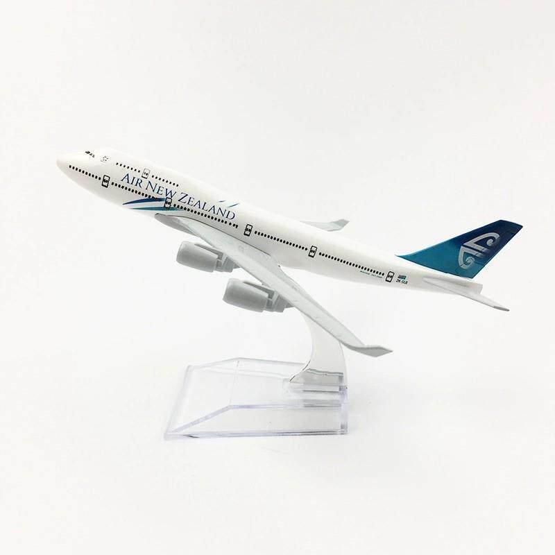 新西兰B747飞机模型16厘米合金仿真静态航空收藏摆件