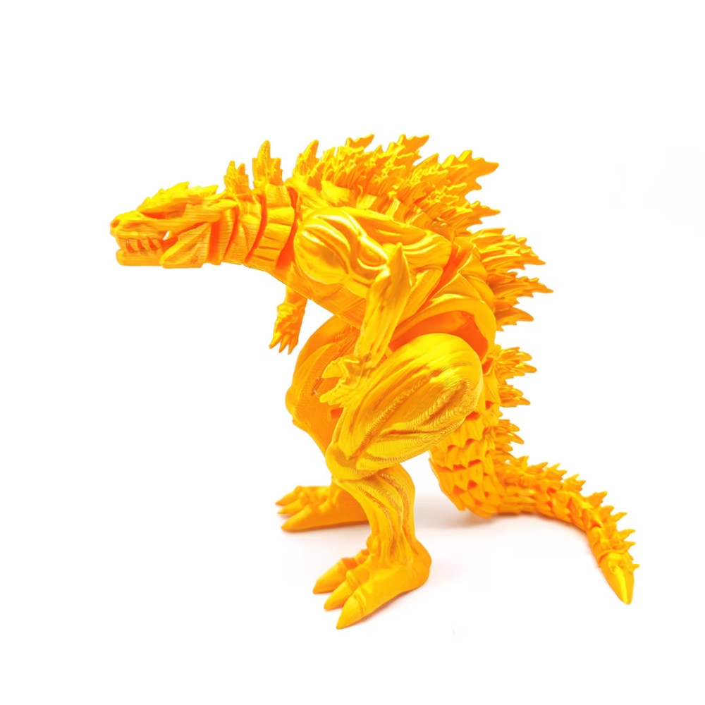 3d打印的怪兽龙3D打印肌肉龙怪兽关节可动手办摆件恐龙模型亲子互