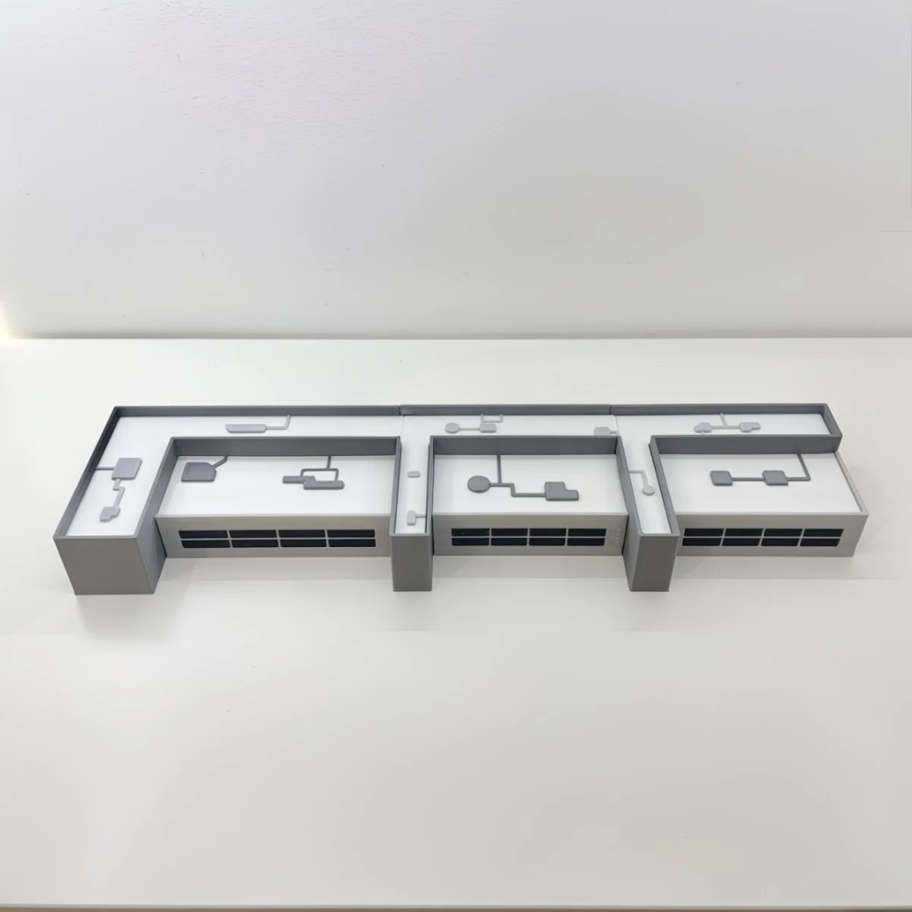 航站楼模型1比400微缩机场沙盘3d打印摆件飞机模型场景