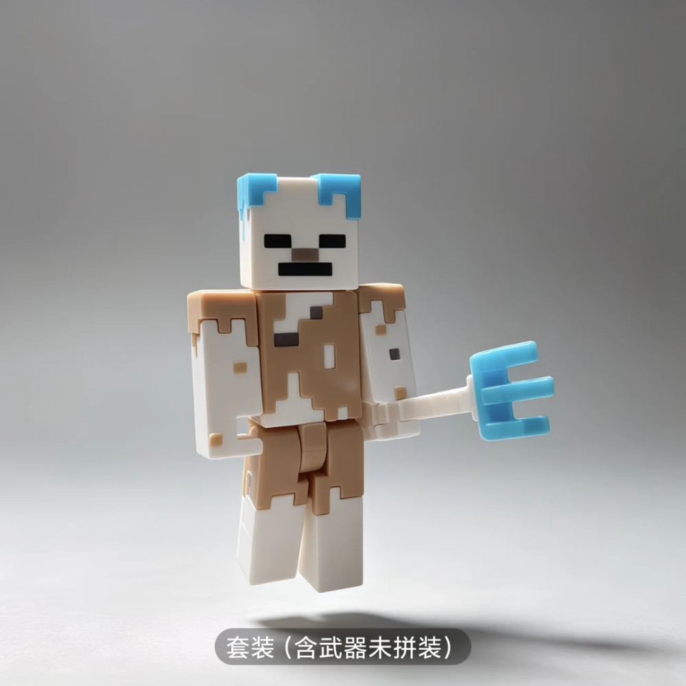 我的世界溺尸僵尸3D打印游戏周边暑假儿童玩具生日手办摆件模型
