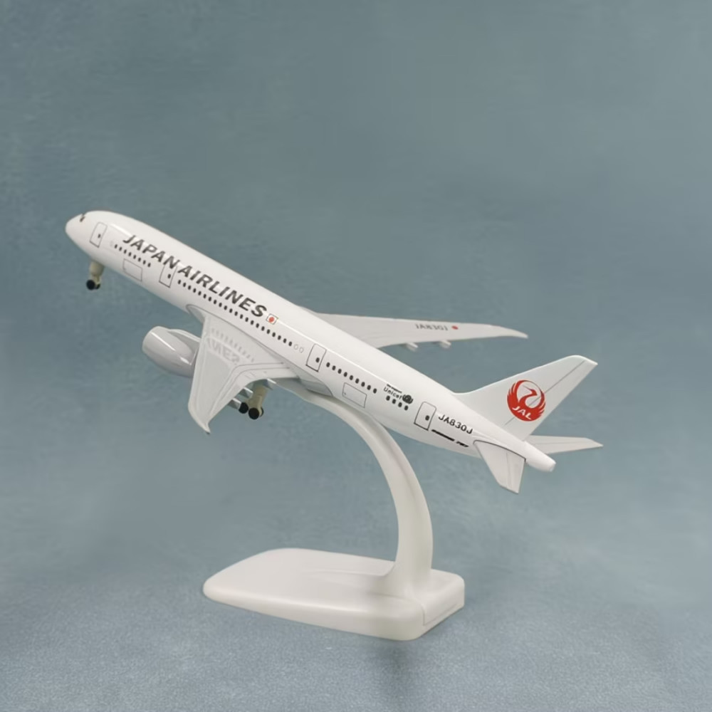 星期四去日本那个飞机日本航空JAL仿真合金飞机模型20厘米客机模