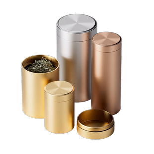 铝合金茶叶罐小号密封罐便携茶叶储存铁罐茶叶收纳便携随身小罐