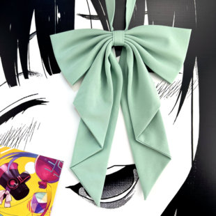 超大哑光纯色领结原创女衬衣免打领巾jk蝴蝶结水手服配饰日系校供