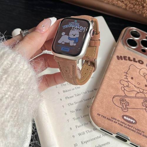 applewatch西高地压印小狗表带