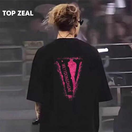 TOP ZEAL潮牌男高品质个性原创夏季半袖美式上衣重磅纯棉短袖T恤