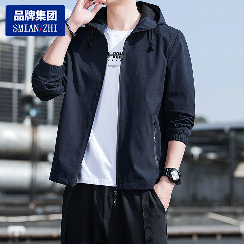 品牌优选外套男士春秋季潮牌运动休闲百搭宽松上衣服夹克男韩版潮