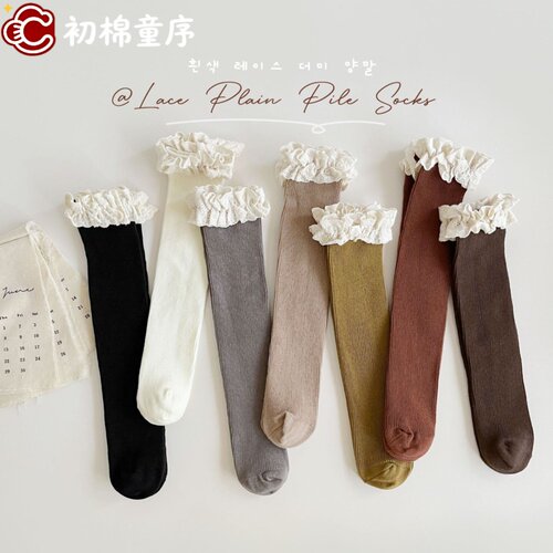 儿童堆堆袜女童长筒袜春