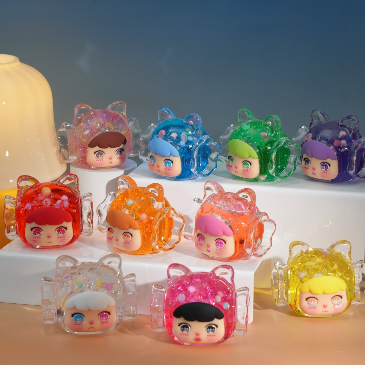 【碎冰糖果女孩】10个颜色桌面摆件,家居饰品,装饰摆件,淘宝优惠券,粉丝福利购,淘宝优惠卷