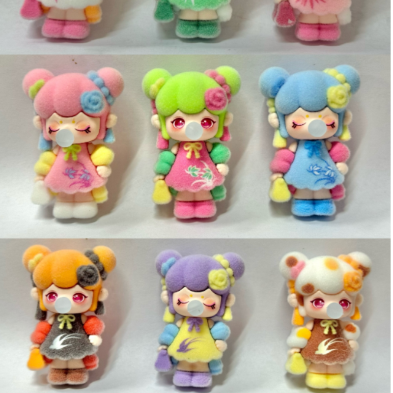 【个人单】吹泡泡国风女孩9色树脂居家办公室桌面摆件,家居饰品,流水摆件,淘宝优惠券,粉丝福利购,淘宝优惠卷