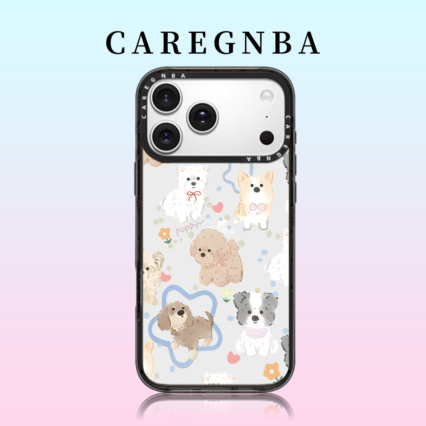 CAREGNBA日韩ins系星星狗狗总动员适用苹果16ProMax手机壳iPhone15pro透明14plus亚克力13防摔12全包