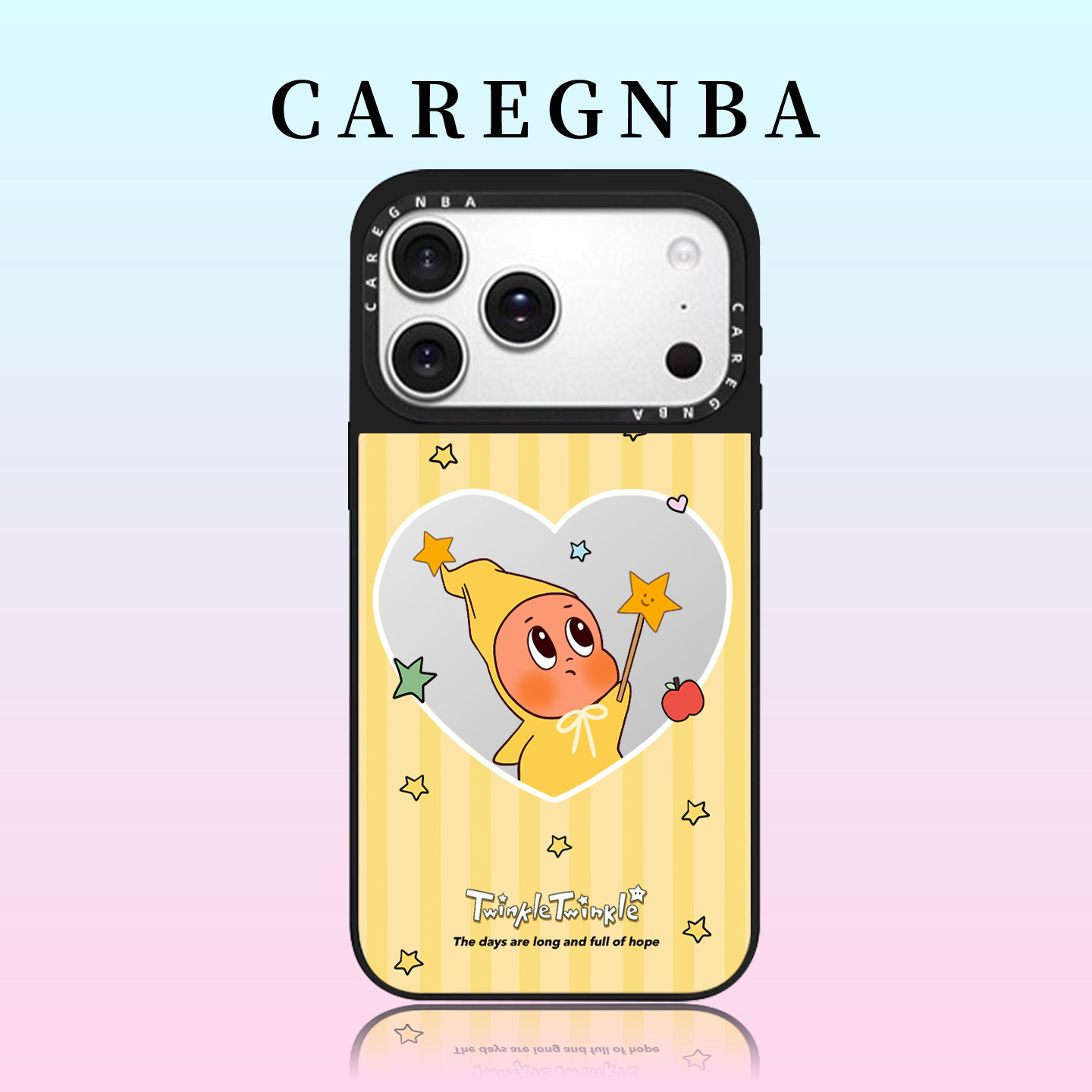 CAREGNBA联名星星人系列适用苹果17ProMax手机壳新款iPhone16pro好看15plus可爱14魔法12防摔11创意13女XSMAX