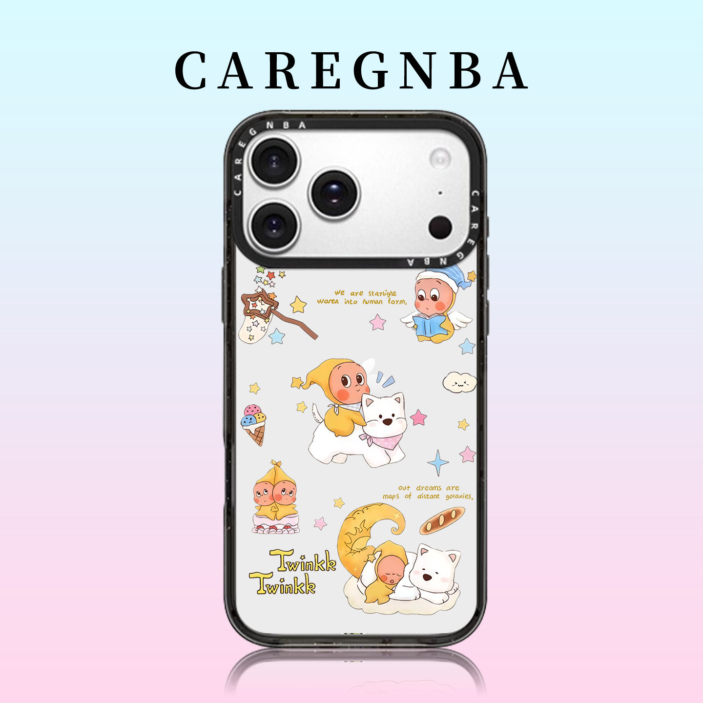 CAREGNBA星星人西高地适用苹果17ProMax手机壳新款iPhone16pro可爱15plus磁吸14全包相机键13防摔12保护套XR