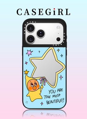 CASEGIR联名蓝色星星人适用苹果17ProMax手机壳新款iPhone16pro巨好看15plus可爱14小众高级感12防摔11创意13