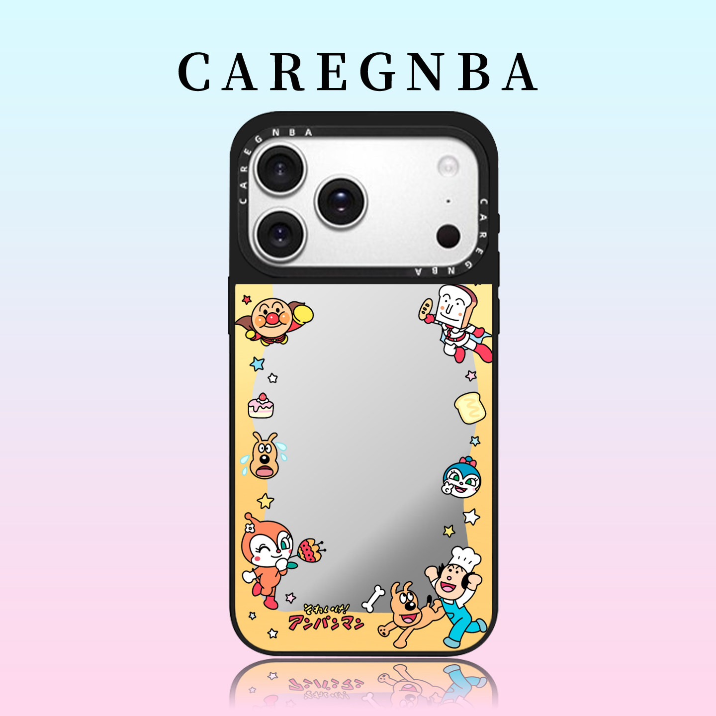 CAREGNBA联名面包超人适用苹果17ProMax手机壳新款iPhone16pro巨好看15plus可爱14相机键全包12防摔11创意13