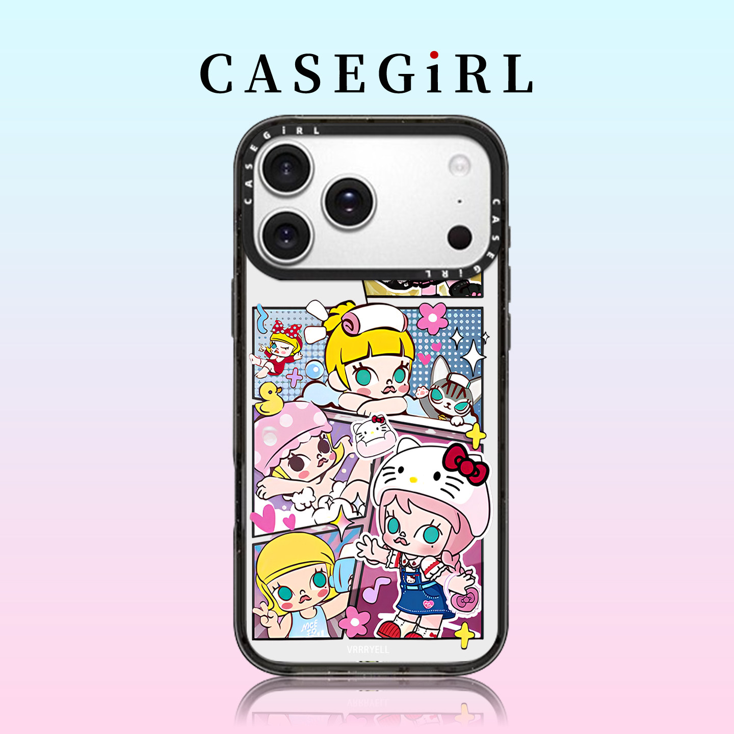 CASEGIR联名泡泡玛特漫画适用苹果17ProMax手机壳新款iPhone16pro巨好看15plus可爱14小众12镜面11创意13/xs,3C数码配件,手机保护套/壳,淘宝优惠券,粉丝福利购,淘宝优惠卷