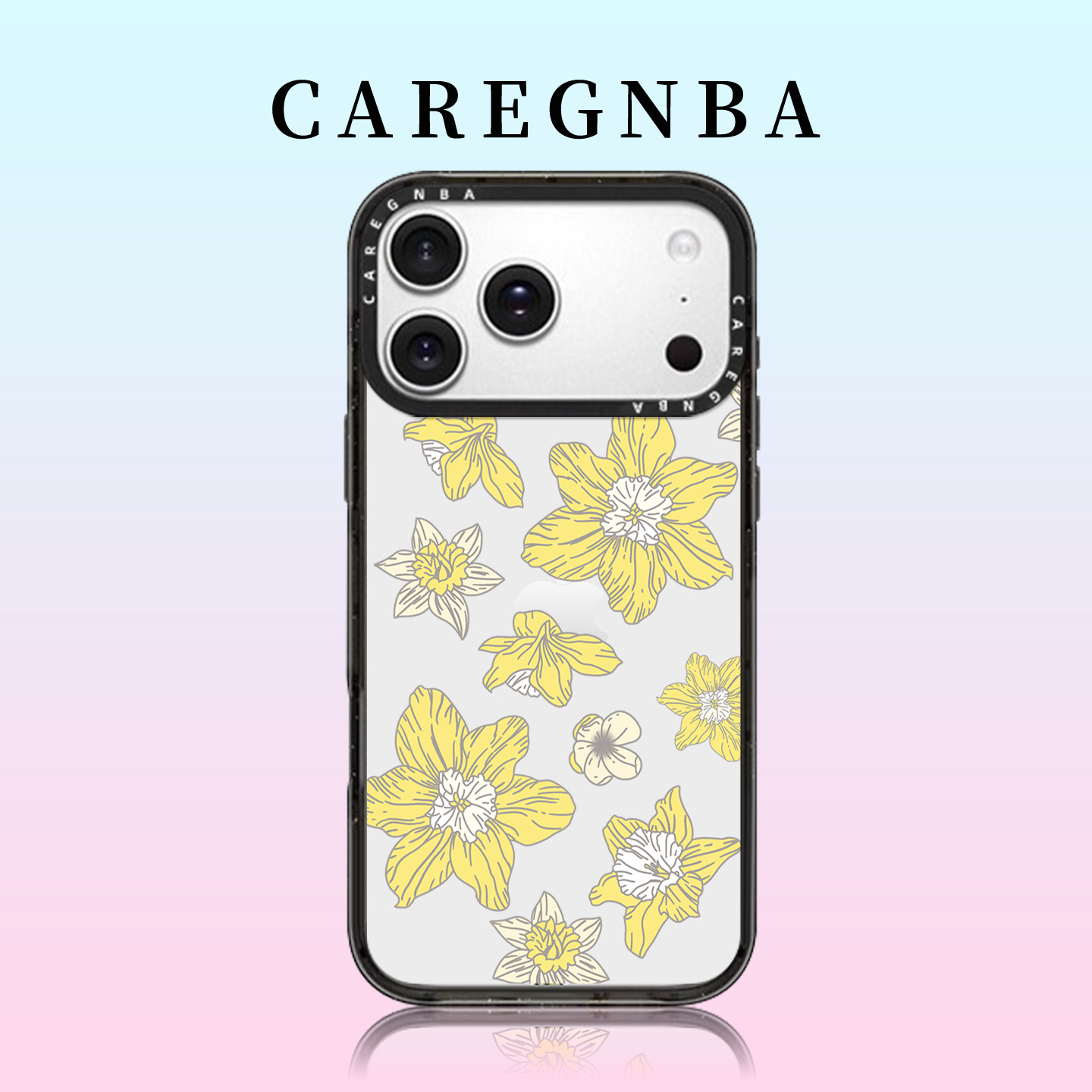 CAREGNBA金盏水仙花系列适用苹果17ProMax手机壳新款iPhone16pro磁吸15plus春日14创意13/12少女保护套11防摔