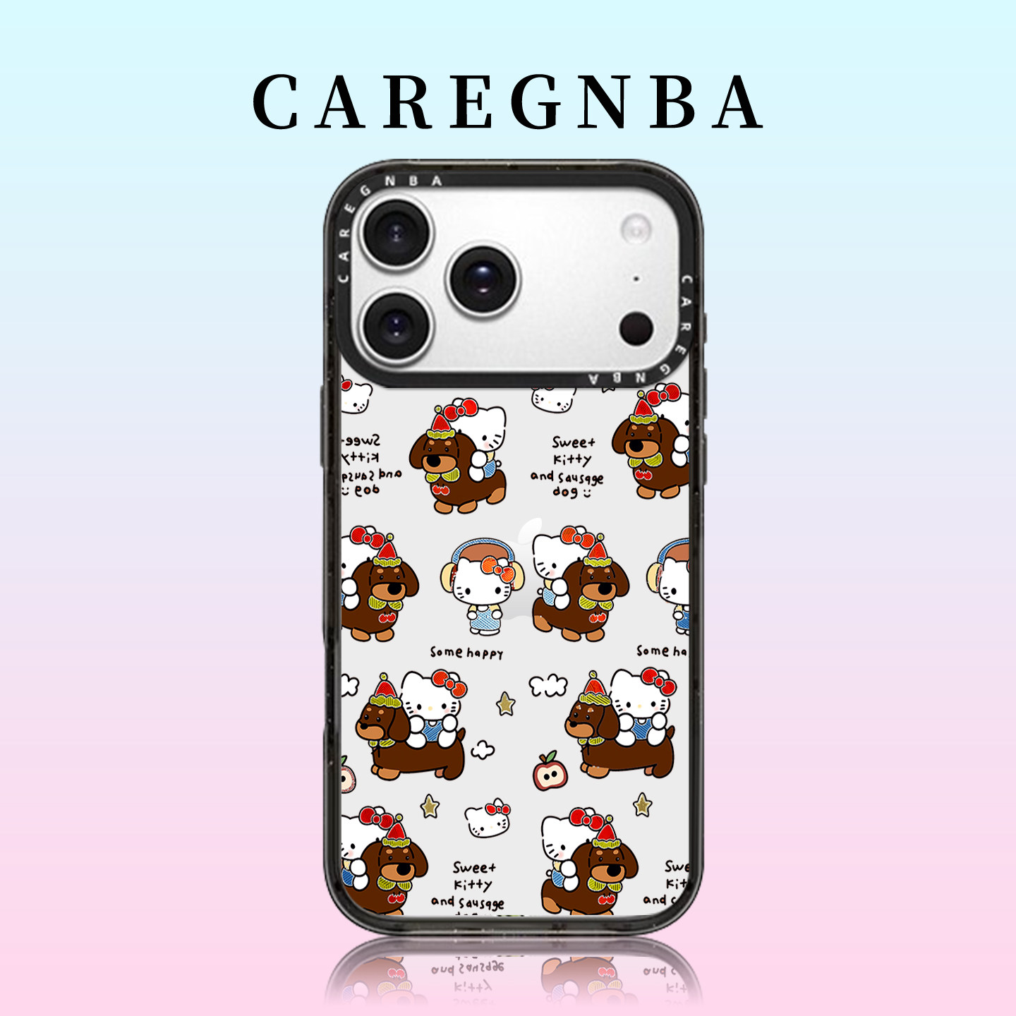 CAREGNBA联名凯蒂猫腊肠狗适用苹果17ProMax手机壳新款iPhone16pro少女15plus可爱14ai按键全包12防摔11p13px,3C数码配件,手机保护套/壳,淘宝优惠券,粉丝福利购,淘宝优惠卷