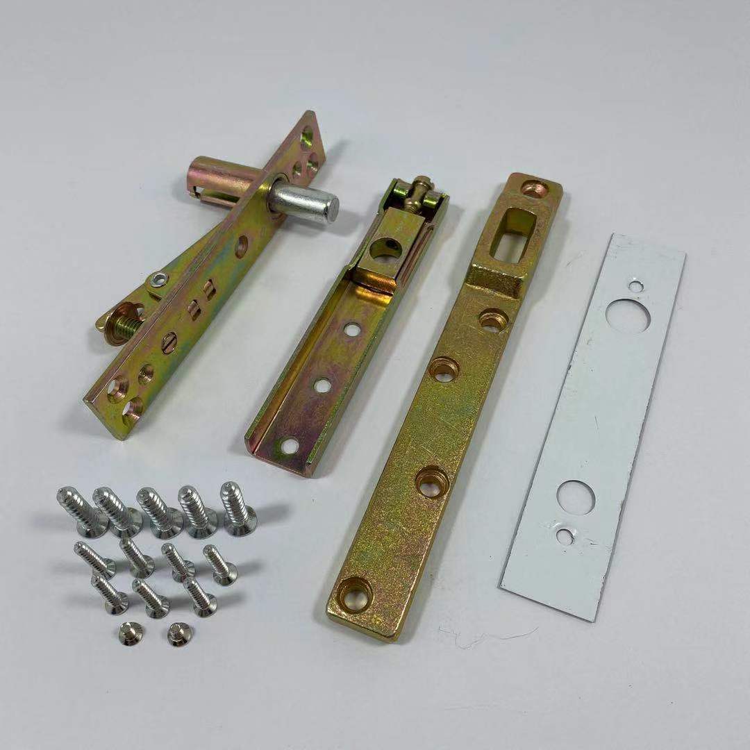 地弹簧有框玻璃门上下门轴上下摇臂支臂预埋件铝合金木门配件顶轴