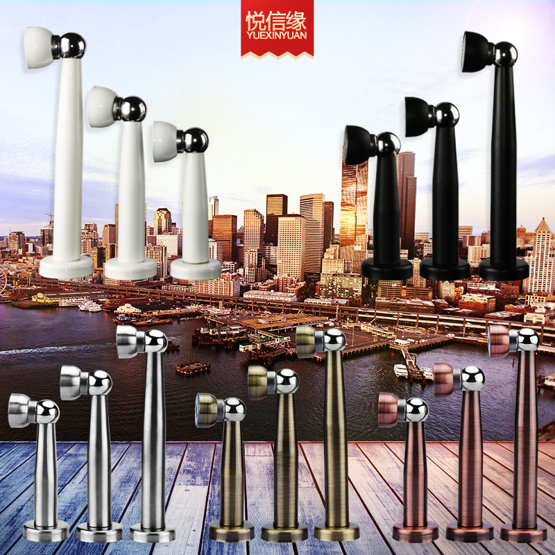 加长门吸不锈钢门碰房门卫生间门防盗门墙地两用门顶强磁门档包邮