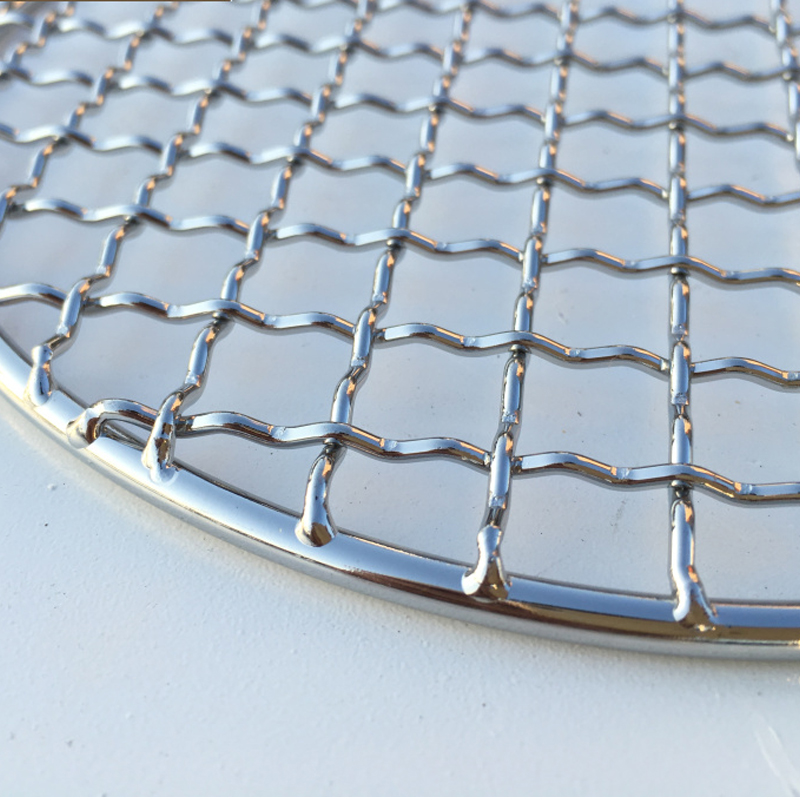 不锈钢烧烤网片炭火炉烤肉篦子烘焙箱架沥油