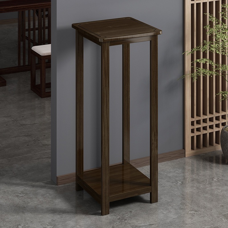 花架子客厅落地阳台置物架实木多层落地多肉黄金葛花盆托架展示架