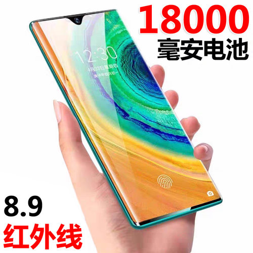 8.9寸大屏智能手机全网通5G红外遥控OTG反向充电18000毫安带电池