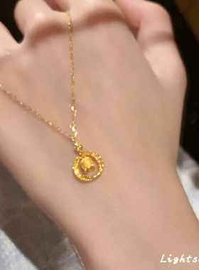 S925银铃兰花吊坠项链高级感精致