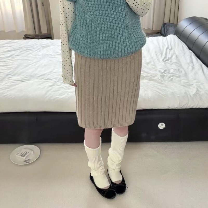 韩系小香风针织半身裙女2026冬季新款遮肉显瘦高腰a字包臀裙ins,女装/女士精品,半身裙,淘宝优惠券,粉丝福利购,淘宝优惠卷