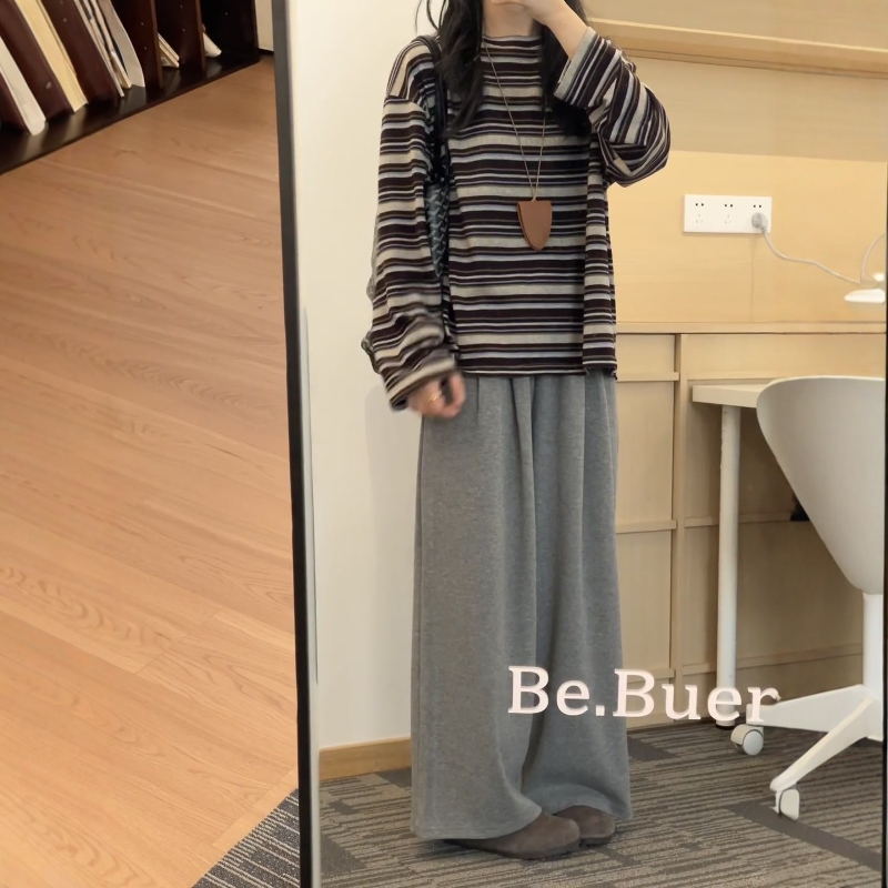 韩系简约休闲风穿搭一整套装女