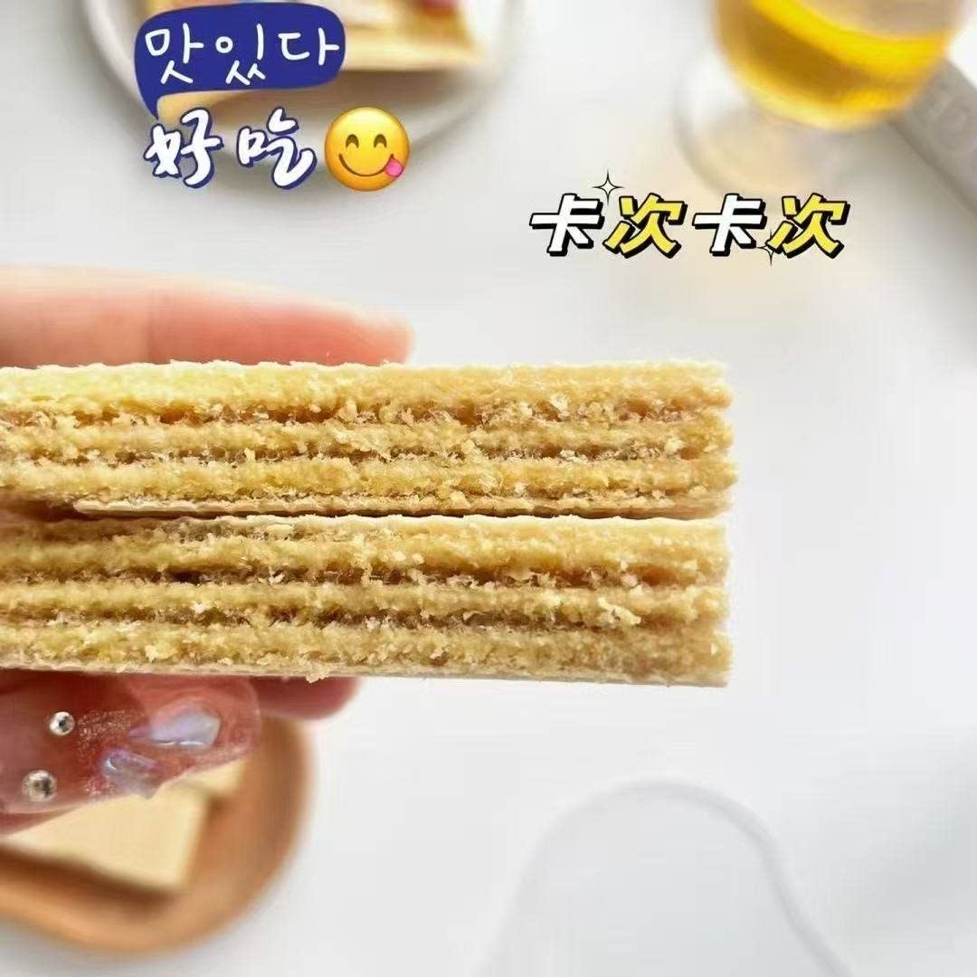 厚切酥塔芝士酥烙豆乳脆酪巧克力味独小包装夹心威化饼干休闲解馋