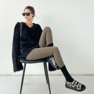 606四季款春秋纯色显瘦小个子八分打底裤腰芭比矮个子裤子女