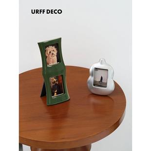URFF DECO创意新中式拍立得相框情侣照片福禄竹葫芦桌面摆件礼物