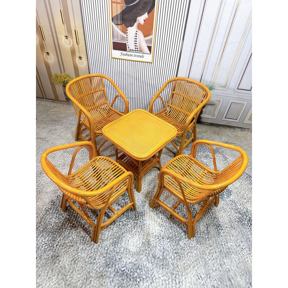 天然真藤椅家用阳台户外圈椅环保桌椅休闲靠背藤编椅子简约扶手椅