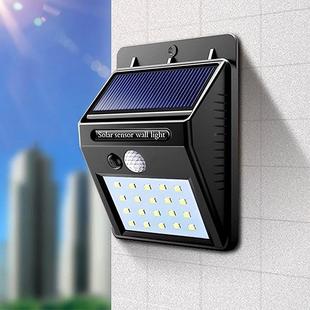 外太能灯充电20人LBD 01阳ED体感应墙壁灯户防水花园庭院灯照明墙