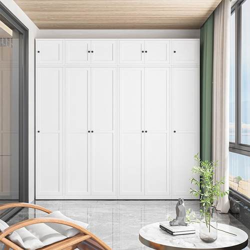 家用家书柜代玻璃门防尘书架客572厅储物柜用展简示柜约现铁艺置