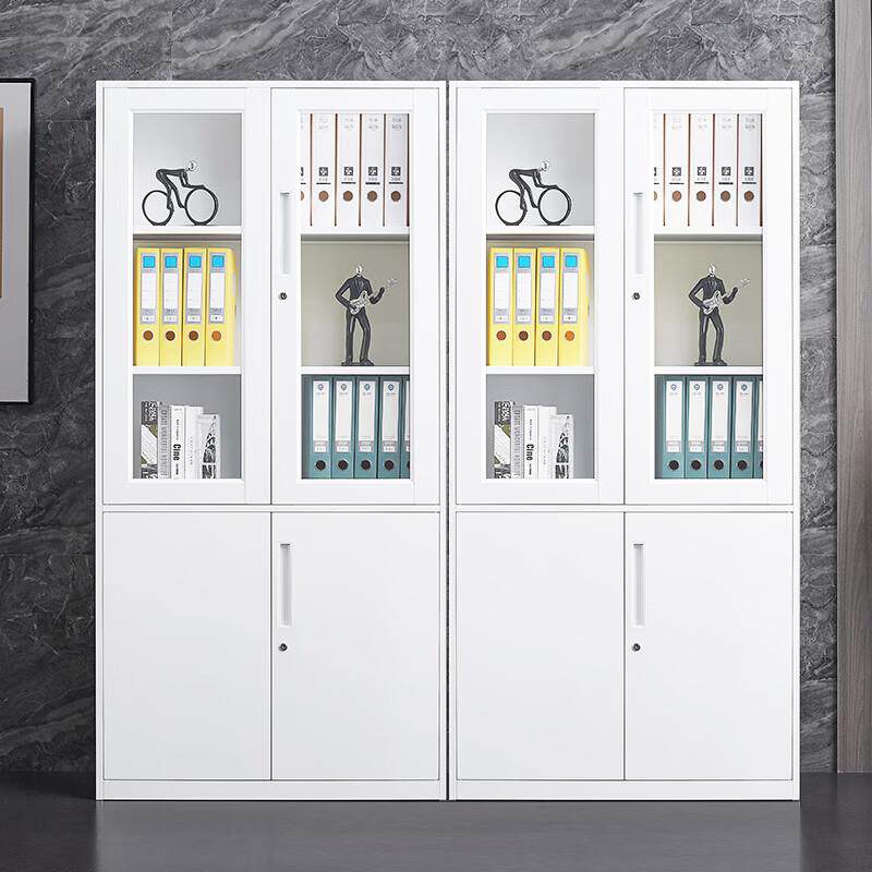 钢制财拆装文件办公室柜档凭案资料柜带锁务证柜加厚铁CZG-0120皮