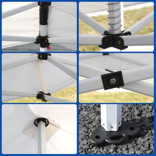 篷户外广告帐篷四角大伞摆雨遮998篷四角帐阳棚摊防雨固定折叠帐