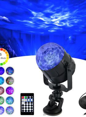 空投BR-ML003影灯北光投影仪15色U围SB极款led星海洋火焰水纹氛小