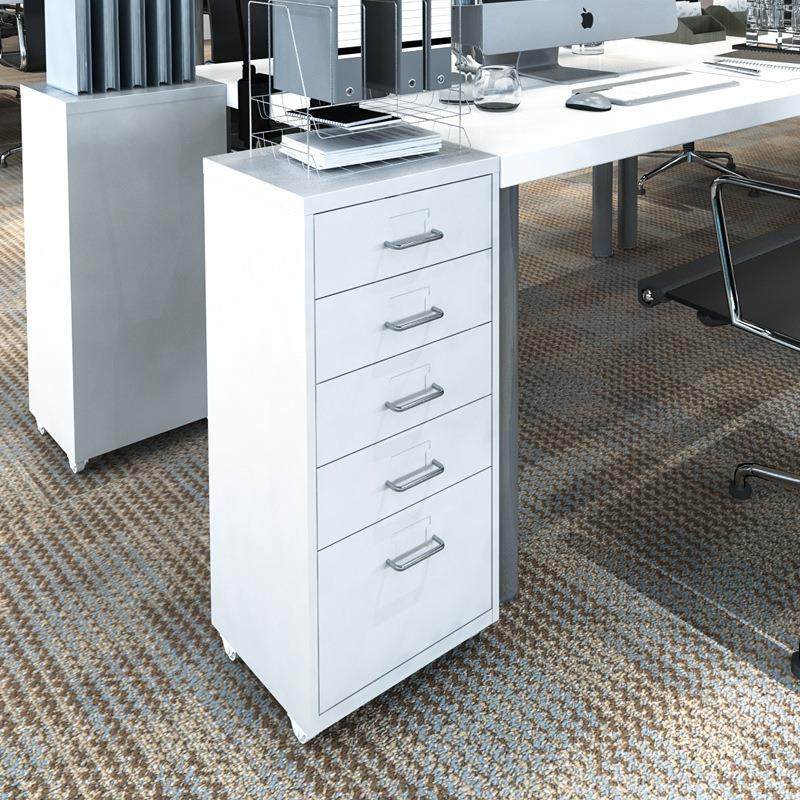 办小公室料档案文件资柜抽移动储物柜收纳矮柜YP-0717活动柜钢屉