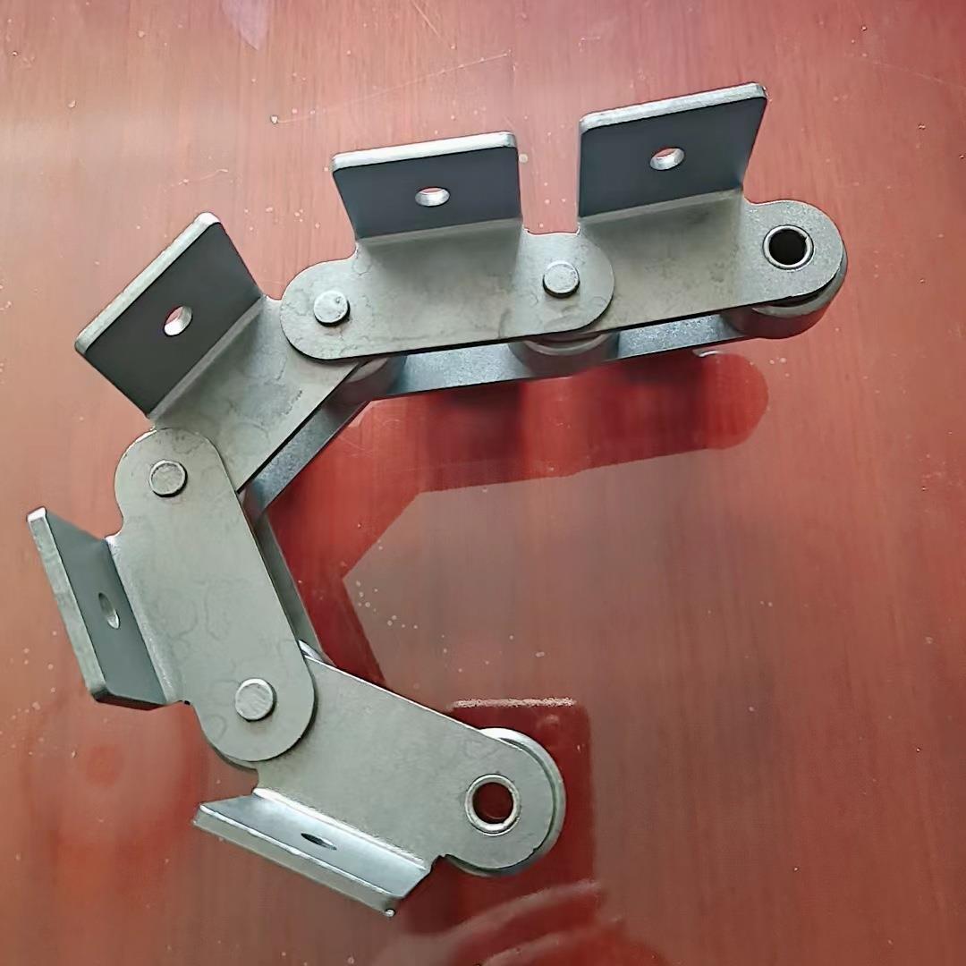 034不锈钢工双业传788链条双节动距输送链条大滚珠单排机械滚子链