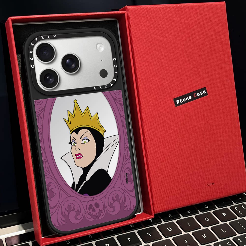 C家白雪公主恶毒女王皇后磁吸MagSafe适用苹果17/18proMax手机壳iPhone15防摔16pro保护套13/14p镜面17Air