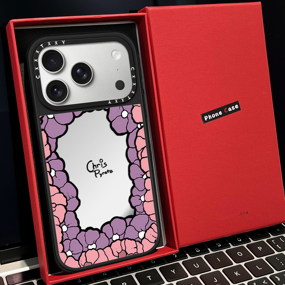 【C家】在城市里开花环绕猴子磁吸MagSafe适用苹果17/16proMax手机壳iPhone15防摔16pro保护套13/14镜面17Air