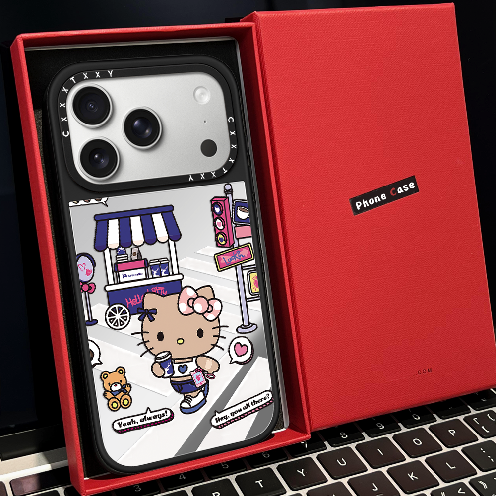 【C家】瑞幸kt咖啡坐姿滑板车磁吸MagSafe适用苹果17/16proMax手机壳iPhone15防摔16pro保护套13/14镜面17Air