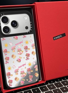 CASE联名满印kt沙滩冲浪滑板磁吸MagSafe适用苹果17/16proMax手机壳iPhone15防摔16pro保护套13/14p镜面17Air