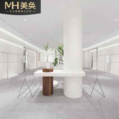 美奂服装店门头设计女装店面装修实体商铺婚纱店门头效果图方案