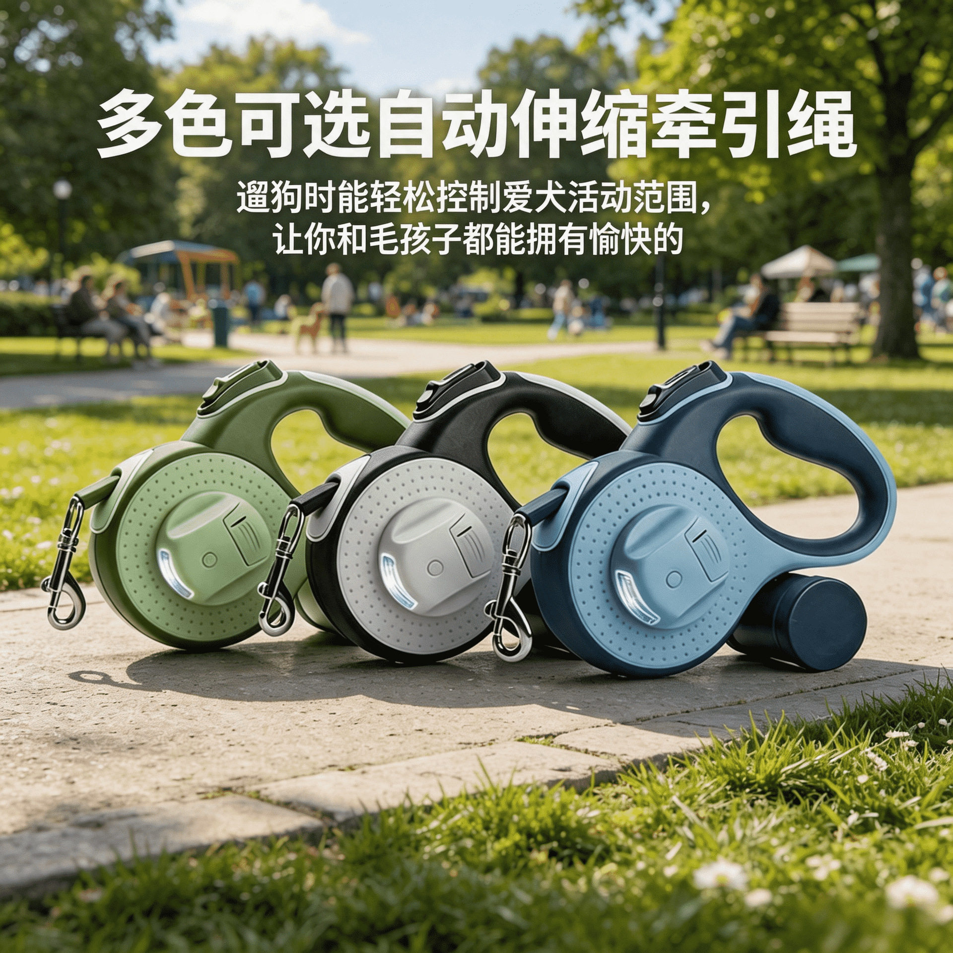 狗狗牵引绳自动伸缩狗链小型犬中型泰迪博美遛狗遛猫绳子宠物用品
