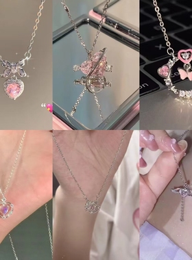 学生党项链气质轻奢锁骨链小众百搭精致项链女闺蜜女友生日礼物